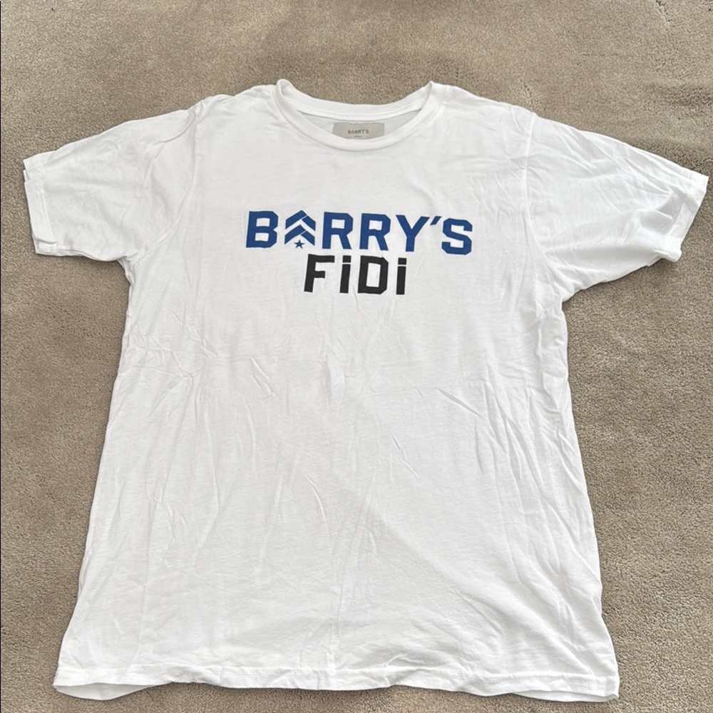 Barry’s Fidi White T-Shirt San Francisco